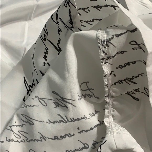 Handwriting Print Casual Shirt - Picture 10 of 12